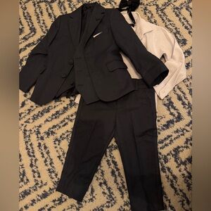 Navy 2T Moustache 4 Piece Suit